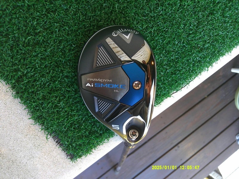 Callaway PARADYM Ai SMOKE HL 24* 5-Hybrid w/ UST Recoil ESX F4 Stiff Flex Shaft