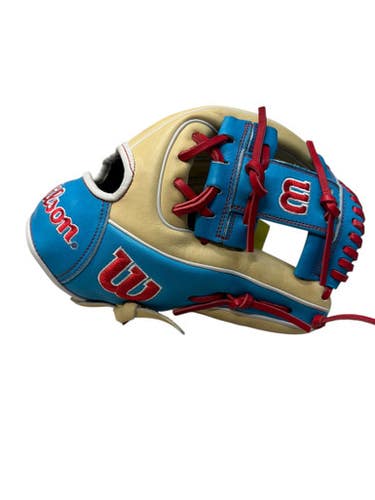 Used Wilson A2000 1786 BB/SB Glove RH Throw Royal Blue And Red 11 1/2" 11835-S000200683