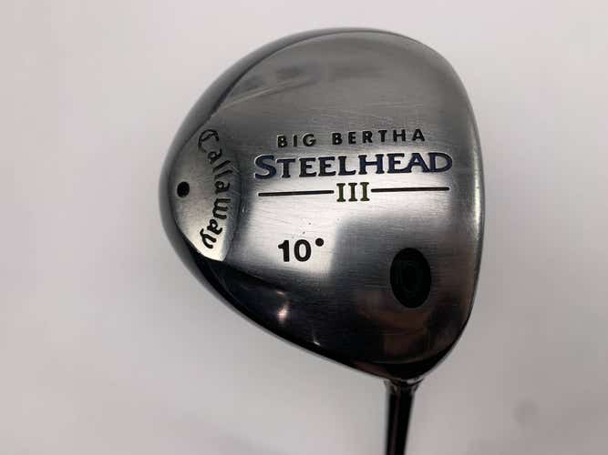 Callaway Steelhead III Driver 10* System III Senior Graphite Mens RH