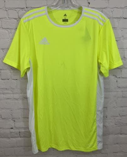 Adidas CE9759 Adult's CLIMALITE 100% Polyester Soccer Shirt Bright Yellow Medium