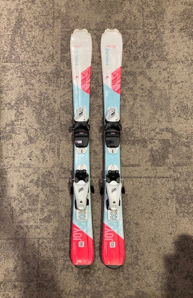 HEAD Joy 107cm Skis + SLR4.5 AC Bindings
