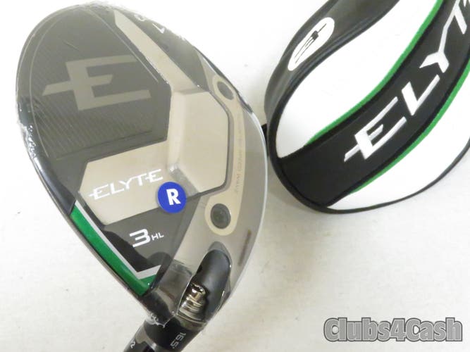 Callaway Elyte Fairway 16.5  3HL Wood DENALI Charcoal 60g 5.5 Regular +HC  NEW