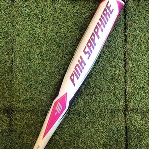 2022 Easton Pink Sapphire Alloy Bat (-10) Alloy 20 oz 30" (Used)