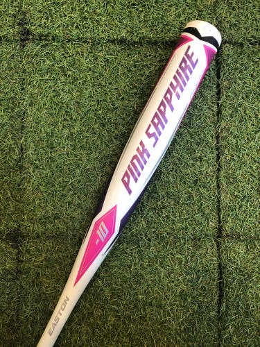 2022 Easton Pink Sapphire Alloy Bat (-10) Alloy 20 oz 30" (Used)