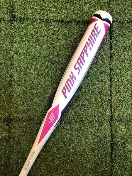2022 Easton Pink Sapphire Alloy Bat (-10) Alloy 20 oz 30" (Used)