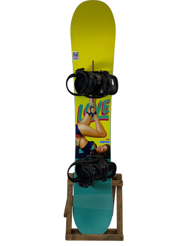 158cm Burton Love Snowboard W/ Burton Cartel Bindings