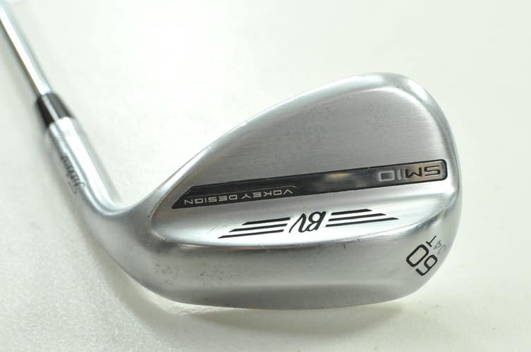 Titleist Vokey SM10 Tour Chrome 60*-04T Wedge Right BV Wedge Flex Steel # 205662