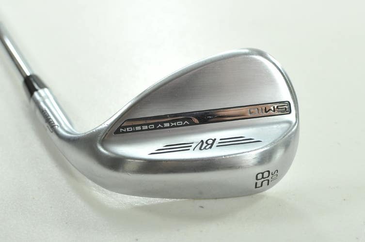 Titleist Vokey SM10 Tour Chrome 58*-10S Wedge Right BV Wedge Flex Steel # 205658