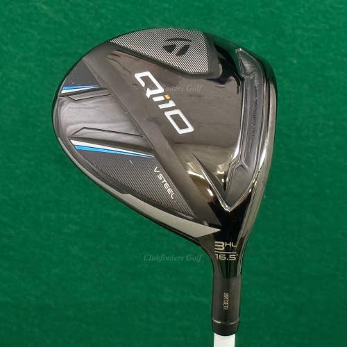 TaylorMade Qi10 V-Steel 16.5 Fairway Wood 3HL Fujikura Air Speeder 45 Stiff