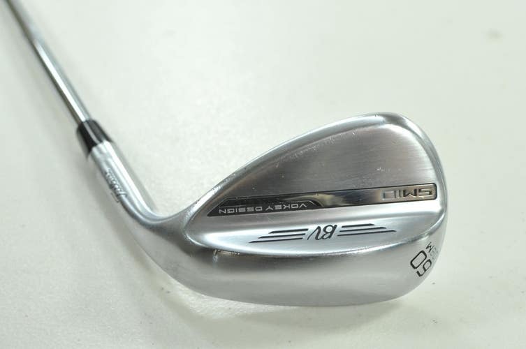Titleist Vokey SM10 Tour Chrome 60*-08M Wedge Right BV Wedge Flex Steel # 205656