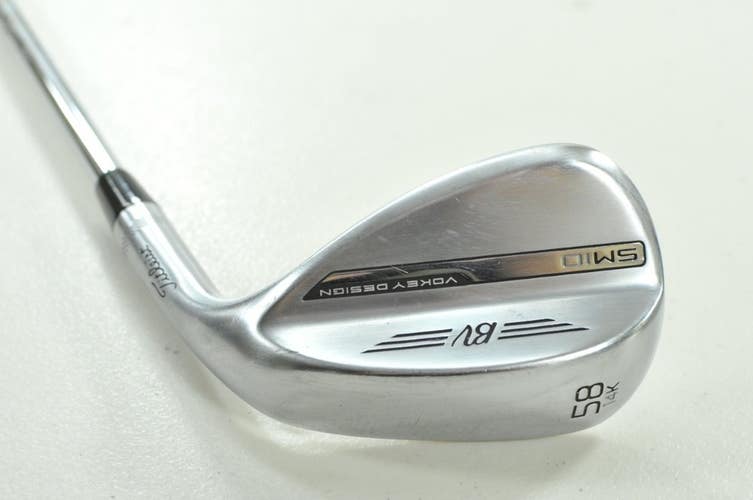 Titleist Vokey SM10 Tour Chrome 58*-14K Wedge Right BV Wedge Flex Steel # 205663