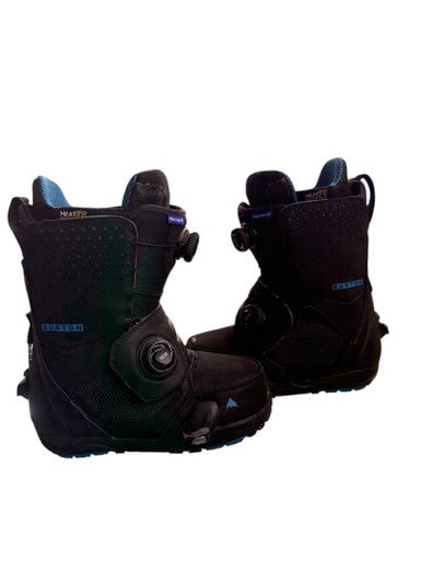 Used Burton IMPRINT Mens Snowboard Boots Black Senior 8 10299-S000302465