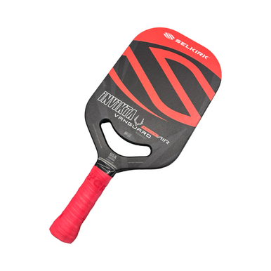 Used Selkirk INVIKTA VANGUARD POWER AIR Pickleball Racquet Black And Red 10299-S000302464