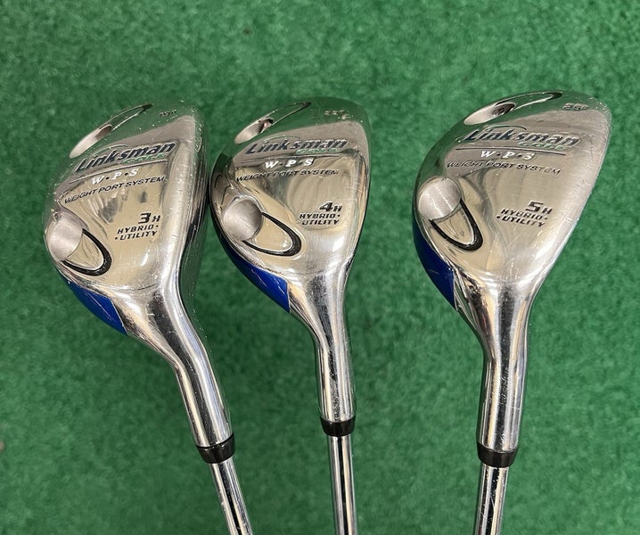 Linksman WPS Hybrid Rescue Set MRH 19-22-25 Regular Flex Steel Shafts