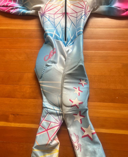 Kids Spyder US Ski Team Lindsay Vonn Performance GS Suit Race Suit Padded 14/16