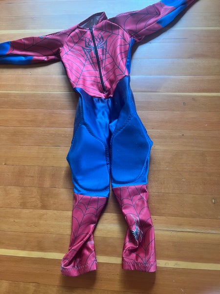 Kids Spyder US Ski Team Spiderman Performance GS Suit Race Suit Padded 6/8