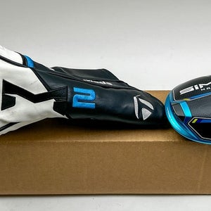 Tour Issued 2021 TaylorMade SIM 2 MAX Driver 10.5* HEAD ONLY Golf Club + Sign