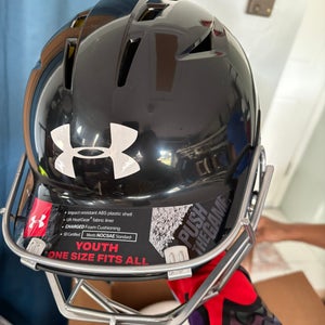 One Size Fits All Under Armour Batting Helmet (New) youth