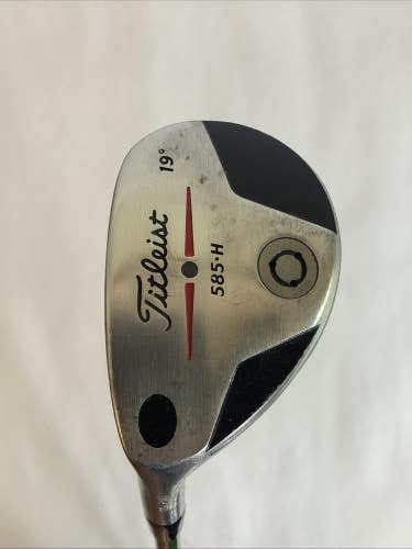 Titleist 585-H Lefthanded LH Hybrid 19* With Stiff Graphite Shaft