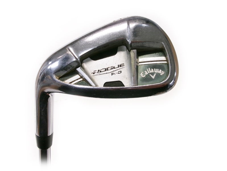 LH Callaway Rogue Pro Single Pitching Wedge 1* Upright Steel Regular Flex