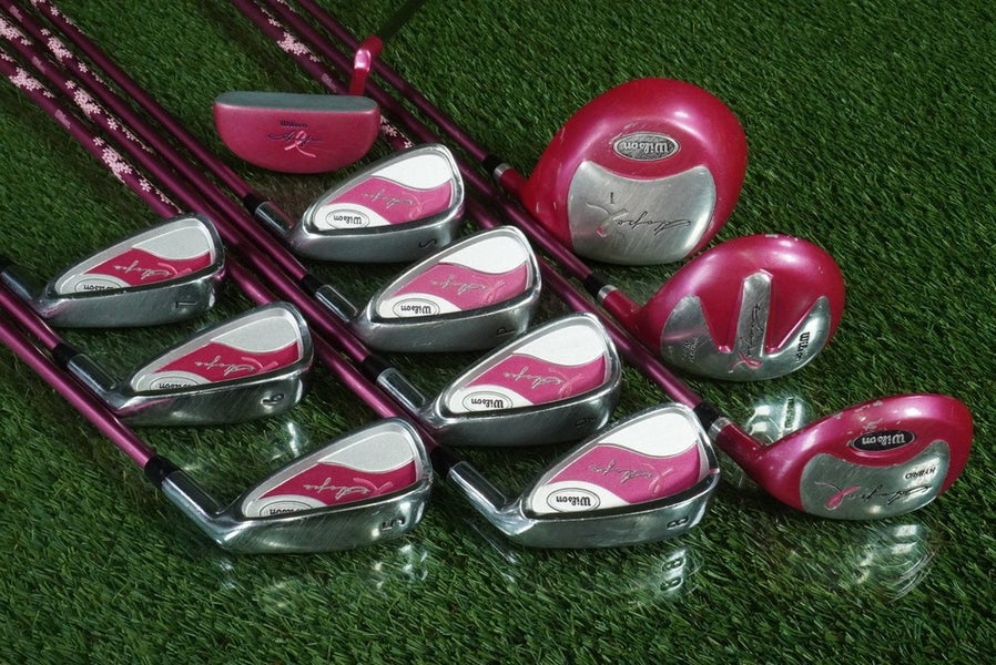 WILSON HOPE GOLF SET 11pc. LADIES' GRAPHITE WOMEN'S FLEX RH ~ LOOK!!
