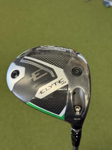 Callaway Elyte Triple Diamond 9 Driver Aretera 654 Minty Stiff Flex
