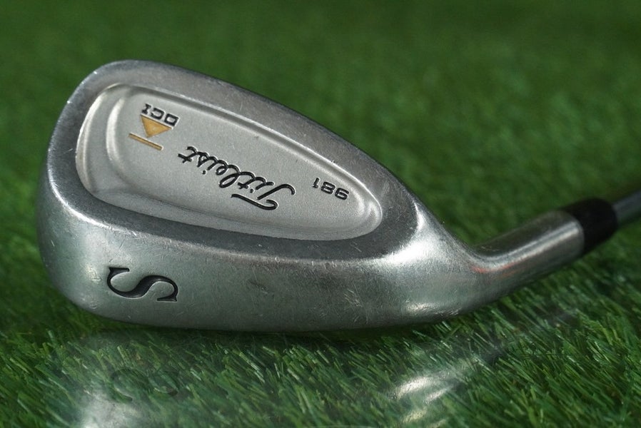 TITLEIST DCI 981 SAND WEDGE "S" STEEL SHAFT LEFT HANDED LH ~ LOOK!!