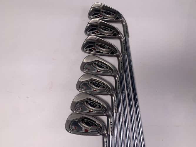 Ping i15 / G15 Iron Set 4-PW Black Dot Project X Rifle Precision 5.5 Regular RH