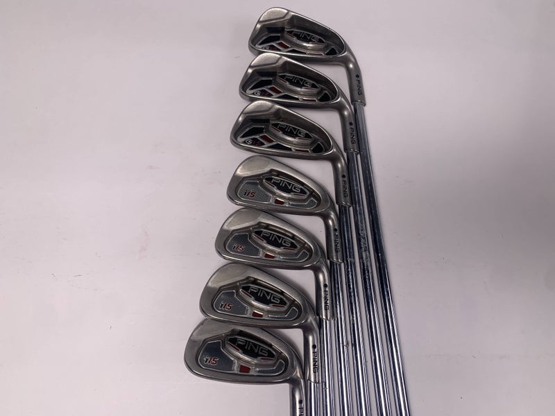Ping i15 / G15 Iron Set 4-PW Black Dot Project X Rifle Precision 5.5 Regular RH