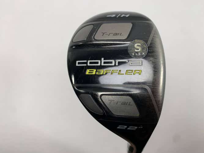 Cobra Baffler T-Rail 4 Hybrid 22* Graphite Design Tour AD 65g Stiff  Mens RH
