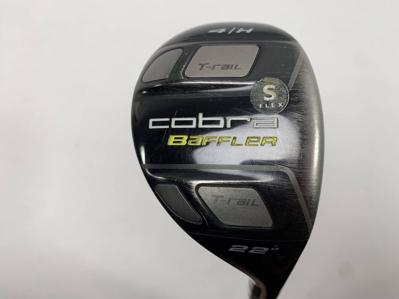 Cobra Baffler T-Rail 4 Hybrid 22* Graphite Design Tour AD 65g Stiff  Mens RH