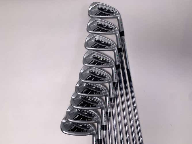 Ping i20 Iron Set 4-PW+GW+SW Green Dot 2* Up CFS Stiff Steel Mens RH