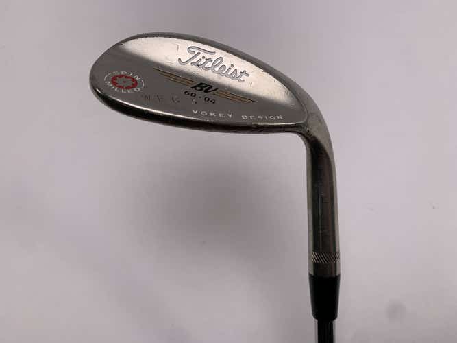 Titleist Vokey Spin Milled Black 2009 Lob Wedge LW 60* 4 Wedge  Mens RH