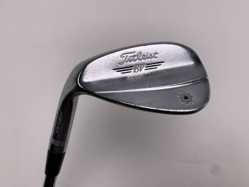 Titleist Vokey SM7 Tour Chrome Gap Wedge GW 52* 8 Bounce F-Grind Steel Mens LH