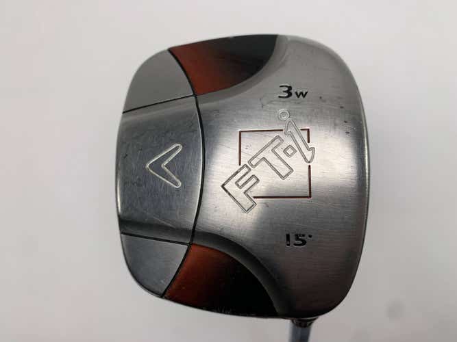 Callaway FT-i Squareway 3 Fairway Wood 15* Fujikura Fit On M Regular Mens RH