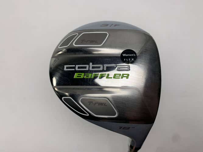 Cobra Baffler T-Rail Womens 3 Fairway Wood 18* 55g Ladies Graphite Womens RH