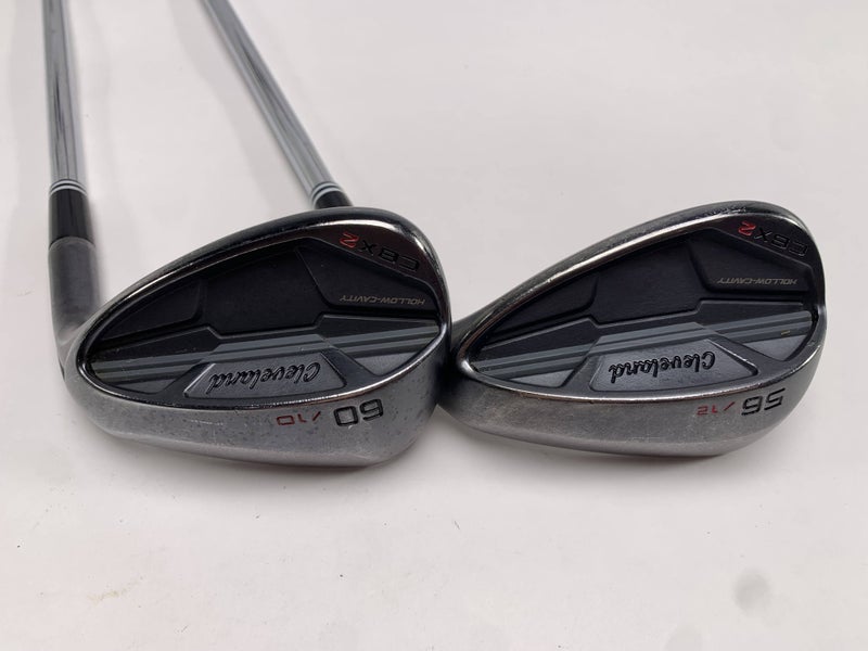 Cleveland CBX 2 Black Satin Wedge Set 56* 12 60* 10 DG Tour Issue Mens RH