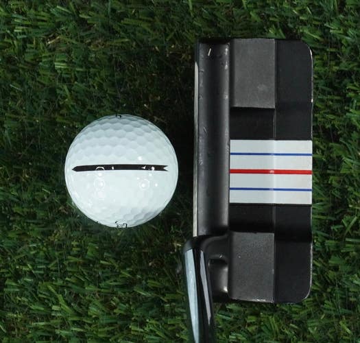 ODYSSEY TRIPLE TRACK DOUBLE WIDE PUTTER 33" STROKE LAB STEEL/GRAPHITE RH + COVER