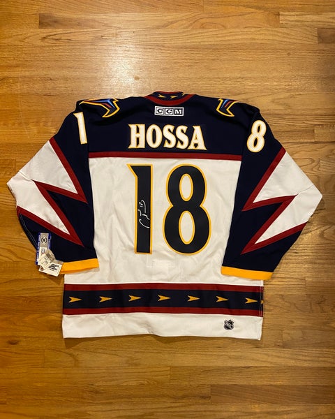 NWT Marian Hossa Atlanta Thrashers Authentic Center Ice Team Issued Hockey Jersey