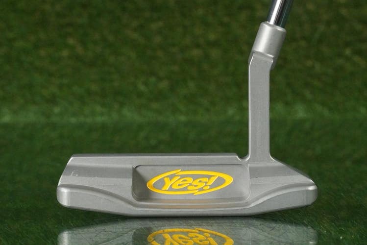 YES! C-GROOVE CALLIE TOUR 44 PUTTER BLADE 36" TRUE TEMPER STEEL SHAFT LEFT LH