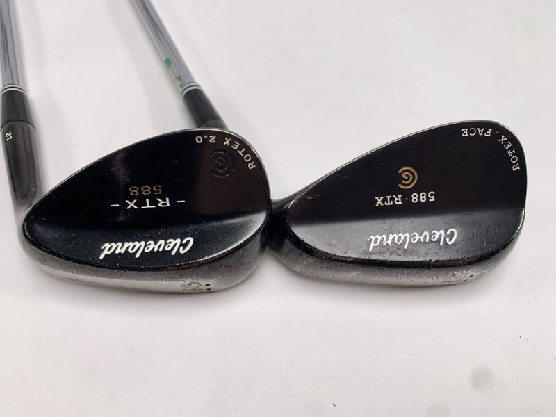Cleveland 588 RTX Black Pearl Wedge Set 10* 56* DG Wedge Steel Mens RH