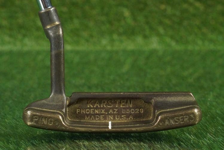 PING ANSER 3 KARSTEN PUTTER BLADE 35" GOLF PRIDE GRIP RIGHT HANDED RH ~ VINTAGE!