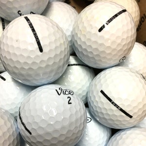 5 Dozen White Vice Tour Near Mint AAAA Used Golf Balls