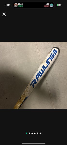 2019 Rawlings Velo Alloy BBCOR Certified Bat (-3) 29 oz 32" (Used)