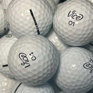 24 Vice Pro Zero Premium AAA Used Golf Balls