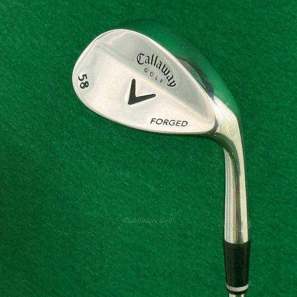 Callaway Forged Chrome 58 Lob Wedge Factory Stepped Steel Wedge Flex