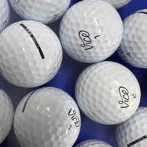 12 White Vice Pro Soft Near Mint AAAA Used Golf Balls ....Free Ship