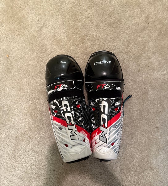 Senior CCM Jetspeed FT6 14" Shin Pads (Used)