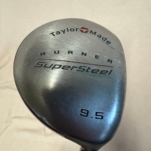 Men's TaylorMade Supersteel Burner Right Handed Driver Stiff Flex 9.5 Loft (Used)