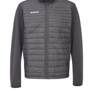 NEW CCM Quilted Jacket, Gray, Sr. Large